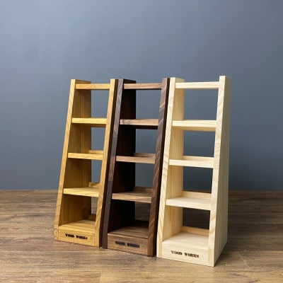 WOOD WORKS ライフルスタンド 1丁掛+マガジンラックセット【本体:ブラウン】
