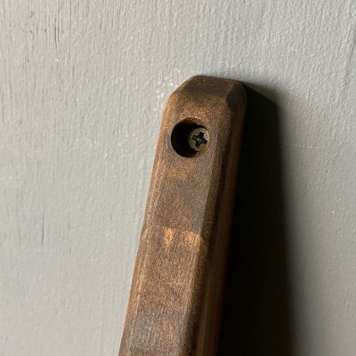 WOOD WORKS ロッドスタンド 壁掛け 7本用【本体:ナチュラル/フェルトカラー:ブラック】