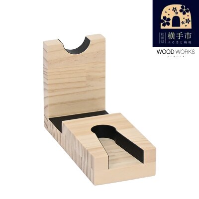 WOOD WORKS 日本製 ガンスタンド 1丁掛【本体カラー:ナチュラル】