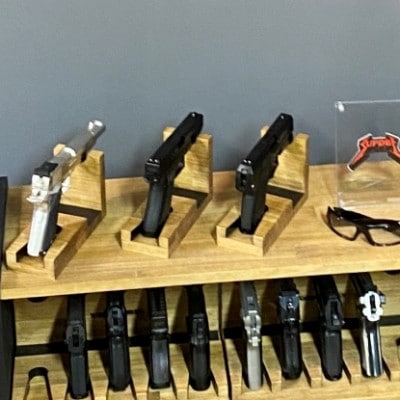 WOOD WORKS 日本製 ガンスタンド 1丁掛【本体カラー:ライトブラウン】