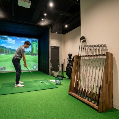 WOODWORKS　ゴルフクラブスタンド10本掛け　【本体カラー:ダークブラウン】