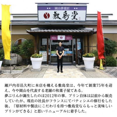 敷島堂 夢ぷりん 6本入[No.5735-0907]