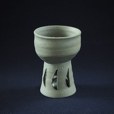 寒風須恵器 ジングルカップ(作:松川広己)[No.5735-1056]