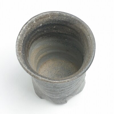 寒風須恵器 ビアマグ(作:末廣 学)[No.5735-1954]