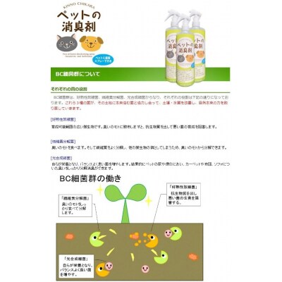 KIN NO CHIKARA　ペットの消臭剤