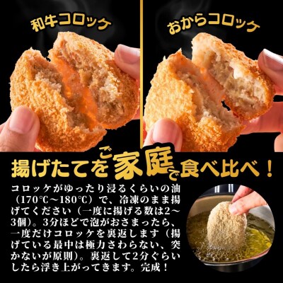 【スピード発送】 昔なつかしコロッケ 10個入(おからコロッケ、和牛コロッケ各5個) 揚げ物 惣菜
