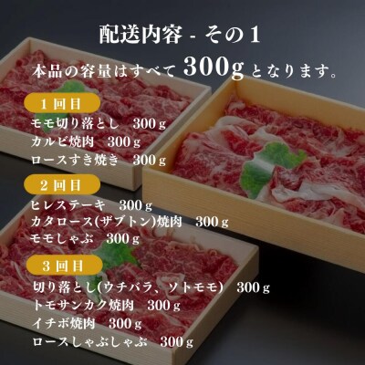 【定期便】 豊後・米仕上牛 部位 17種類 食べつくし 6か月 6kg【極】