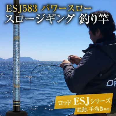 ロッド ESJシリーズ ESJ583 パワースロー スロージギング ジギング釣り竿　H153-157