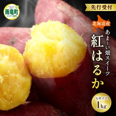 【数量限定】なまら甘い!北海道雨竜町産 さつまいも 「紅はるか」 Sサイズ 1kg