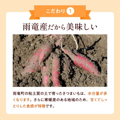 【数量限定】北海道雨竜町産 さつまいも 「栗かぐや」M-Lサイズ 1kg 産地直送