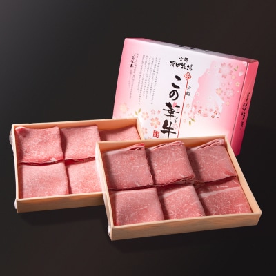 【宮崎有田牧場】国産牛切り落とし1kg(500g×2)ブランド牛「この華牛」牛肉[2818]