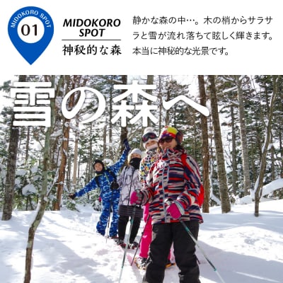 神秘の森と湖沼へ!特別なスノーシューツアー