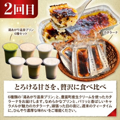 【4か月定期便】とよとみ牛乳を味わい尽くす定期便 |北海道豊富町 アイス バター プリン カタラーナ