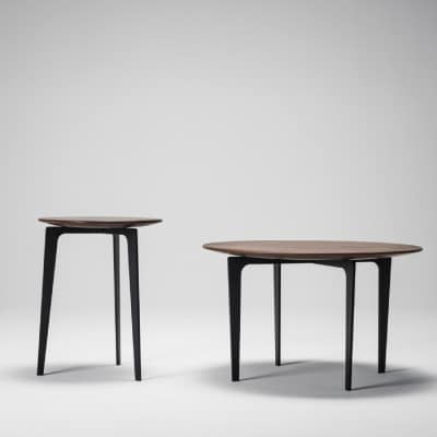 【Ritzwell】OS SIDE TABLE(φ400) ウォールナット [AYG027]
