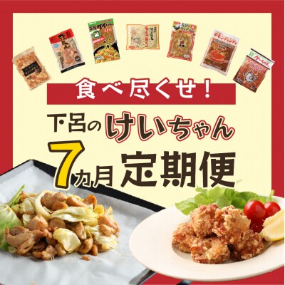 【定期便 7回】食べ尽くせ!!下呂のけいちゃん  7ヵ月定期便【tc18】