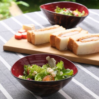 角館樺細工《樺細工 八柳》 サラダボール 小 角館工芸協同組合|02_kdk-942301