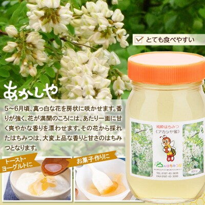 国産 はちみつ アカシヤ 600g 2本セット 山のはちみつ屋|02_bsk-020201