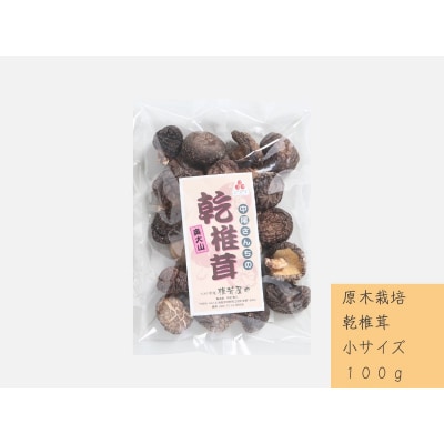中尾さんちの乾椎茸 小 原木栽培 100g 1袋 干しシイタケ / SAC中尾 椎茸屋 0786