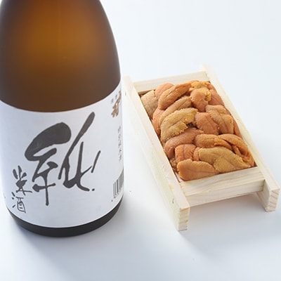 福司北海道産米純米酒とバフンうに折60g F4F-0605