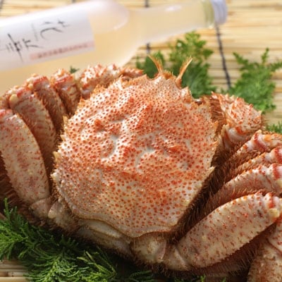 釧路福司はまなす花酵母のお酒と毛がに400gのセット ふるさと納税 酒 かに F4F-5344