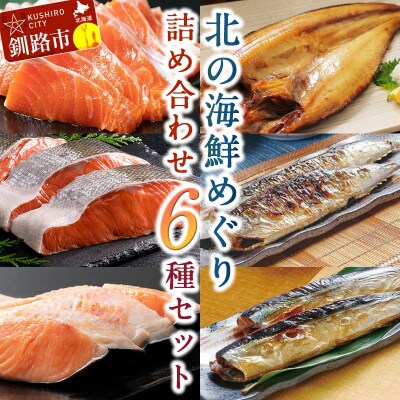 海鮮 詰め合わせ 6種セット 北の海鮮めぐり 鮭 サーモン さんま ほっけ 干物 F4F-2791