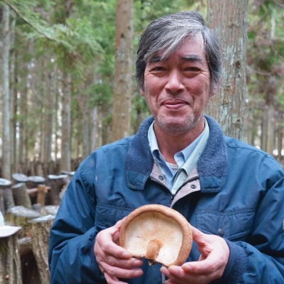 中尾さんちの乾椎茸 中 原木栽培  100g 1袋 干しシイタケ / SAC中尾 椎茸屋 0787