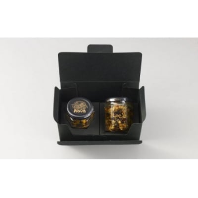 ノヴァの有機オリーブの宝石100g(瓶詰)2個セット