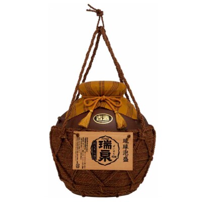 【琉球泡盛】瑞泉酒造　43%おもろ甕貯蔵10年古酒入「瑞泉壺3升(巻)壺」5,400ml