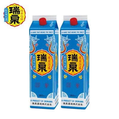 【琉球泡盛】瑞泉酒造 30%「瑞泉」1升紙パック×2