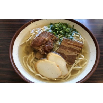 自家製麺　沖縄そば専門店「三枚肉とソーキそば」セット　4食入り