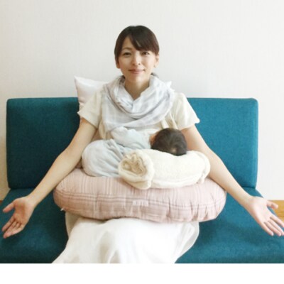 SANGOくっしょん(授乳クッション)ワインレッド　ベビー用品　出産祝い