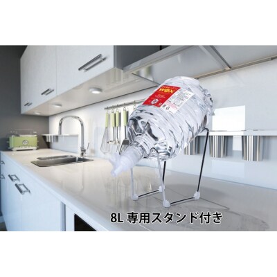酸素補給水 WOX 飲む酸素 酸素水 酸素 8L 3本セット スタンド付 1194