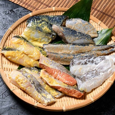 漬魚食べ比べセット(2) 各2切×2袋入 紅鮭 真鱈 銀ダラ 真さば 秋刀魚 F5F-0239