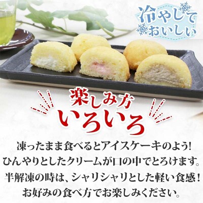 ＜無地熨斗＞ 原野のひと声 いちご 10個入り個包装 釧路 生クリーム入りカステラ F4F-5372
