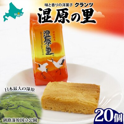 湿原の里 10個×2P 計20個入り 個包装 釧路銘菓 カステラ風焼き菓子 白あん F4F-5313
