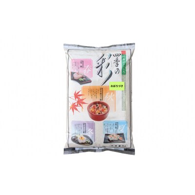 令和7年度産・新米 減農薬9割減・化学肥料不使用おぼろづき 3kg 白米 F5F-0094
