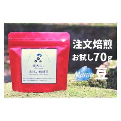 スペシャルブレンド ブナの森 豆 お試し70g×2 コーヒー 奥大山の水洗い珈琲