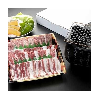 黒毛和牛と黒豚の焼肉詰合せ ご自宅用　ss0369