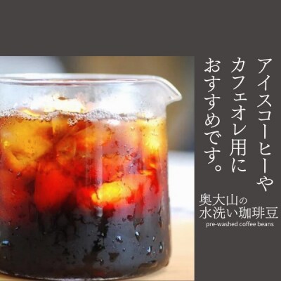 スペシャルブレンド深い森 【豆】155g×2 深煎り コーヒー 奥大山の水洗い珈琲 1036