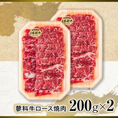 蓼科牛ロース焼肉200g×2　　　