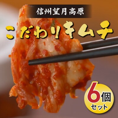 信州望月高原こだわりキムチ 6個セット