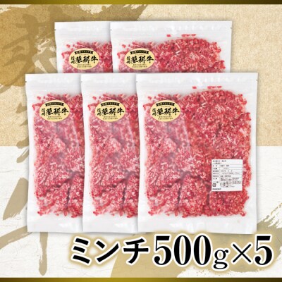 蓼科牛 ミンチ500g×5