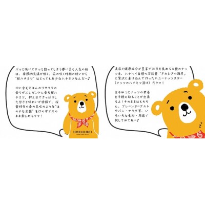  HACHIBEI 阿賀野市産 天然はちみつ2本セット