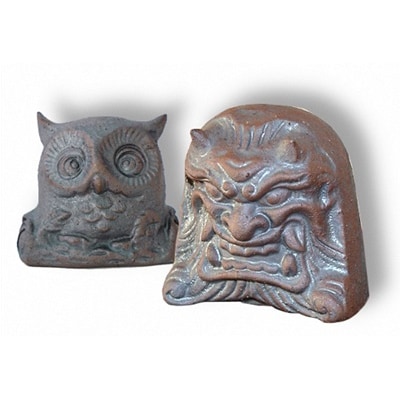 【安田瓦】　縁起物・魔除けセット
