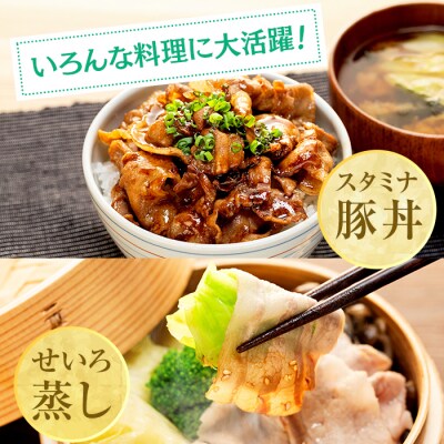 立科高原豚バラスライス切り落とし500g×2　