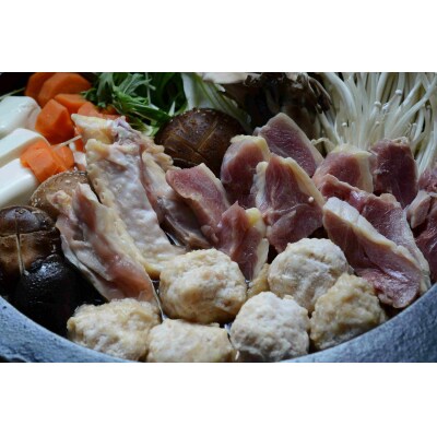 若軍鶏肉(メス)と工房謹製つくね団子のお鍋セット ひよころ鶏園
