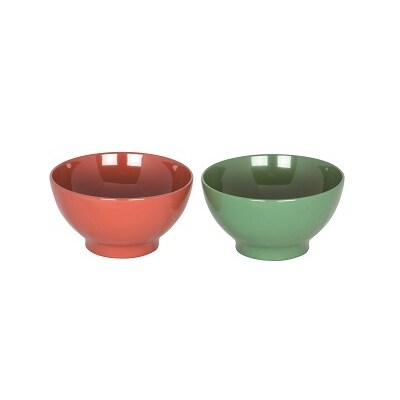 川連漆器　飯茶椀ペア[H6-59003]