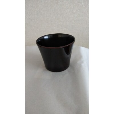 川連漆器　漆塗カップ　本溜[B2-61001]
