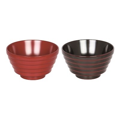 川連漆器　夫婦椀　リーニュ[C4-53003]