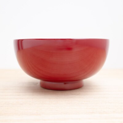 東京 汁椀 ( 朱 )《 川連漆器 》/ お椀[M92002]